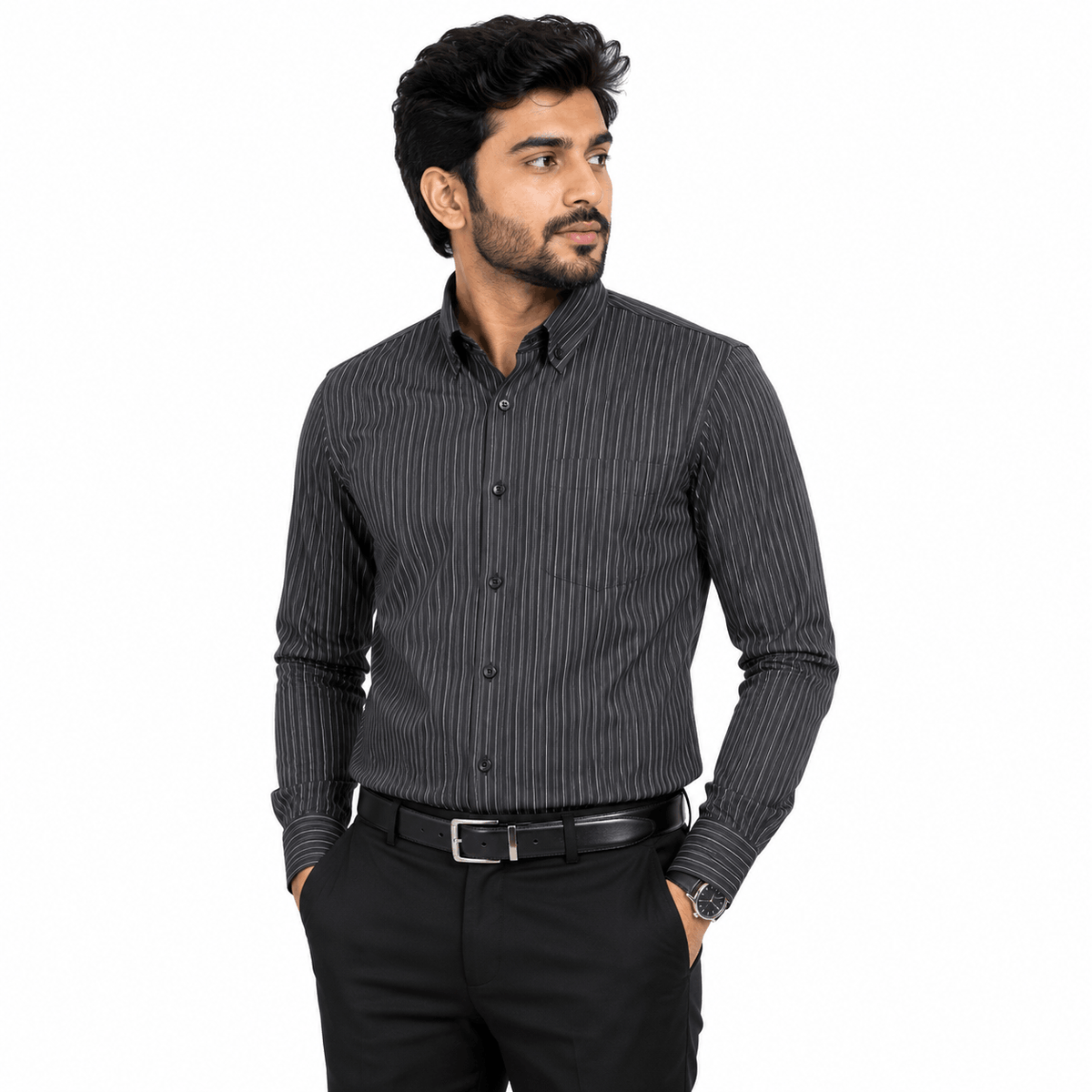 Pinstripe Formal Shirt